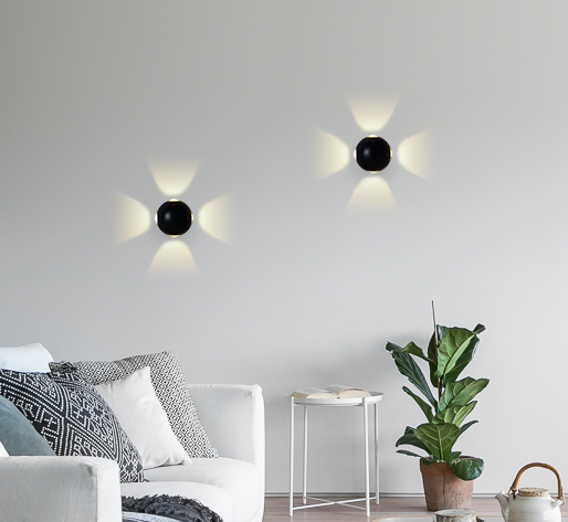 FW135 BK/S черный/песок LED 4200K 12W D100*100 FW135 BK/S черный/песок LED 4200K 12W D100*100