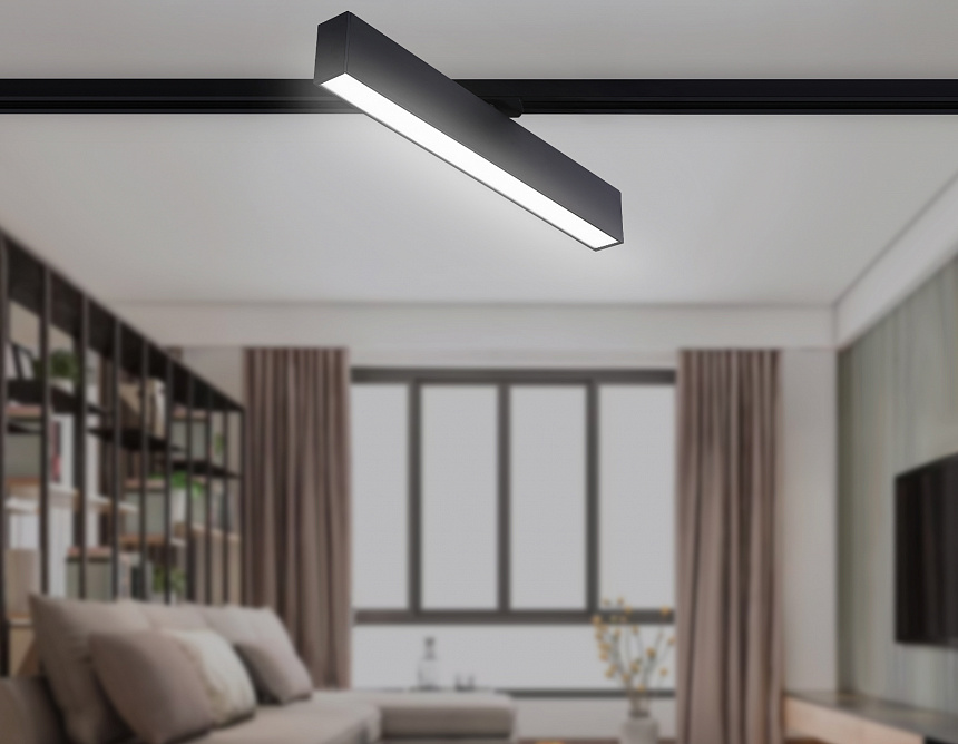 GL6777 BK черный LED 24W 4200K 600*22*48