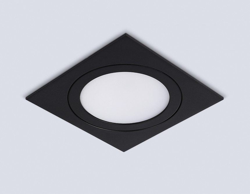 TN6609 BK черный IP44 GX53 max 15W 110*110*23