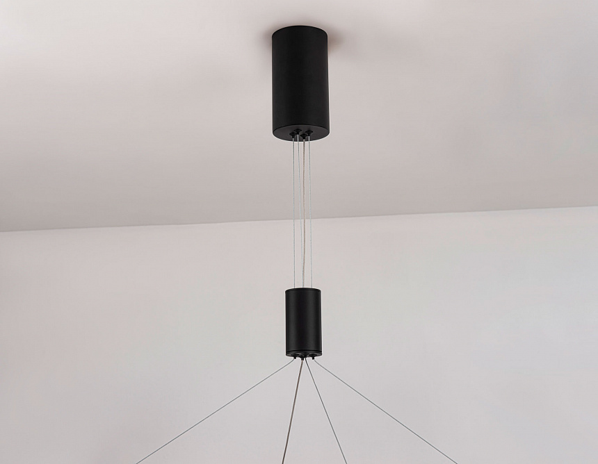 FL5856 BK черный 40W 3000K/4200K/6400K D800*860 (без ПДУ)