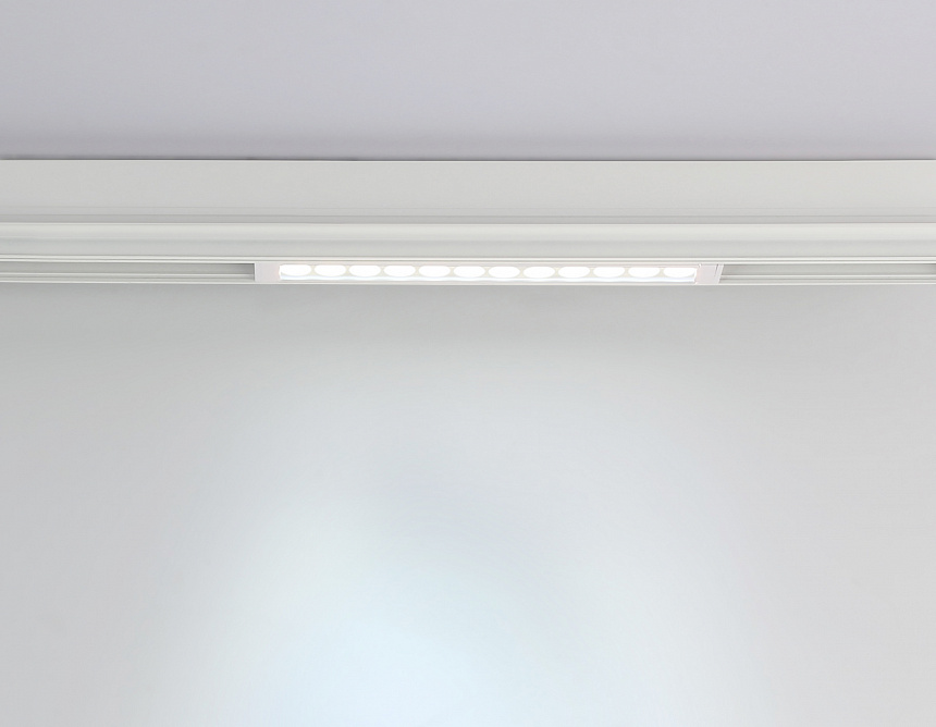 GL1301 WH белый IP20 12W 3000K-6400K 220V 24° 232*25*42 (Без ПДУ)