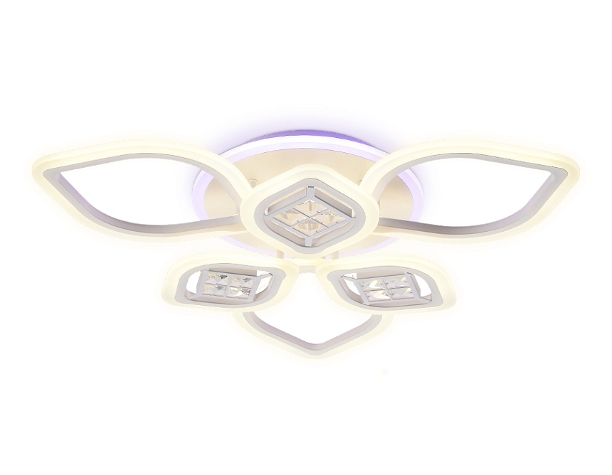 FA282/3+3 WH белый 116W 660*600*120 (ПДУ РАДИО 2.4G)