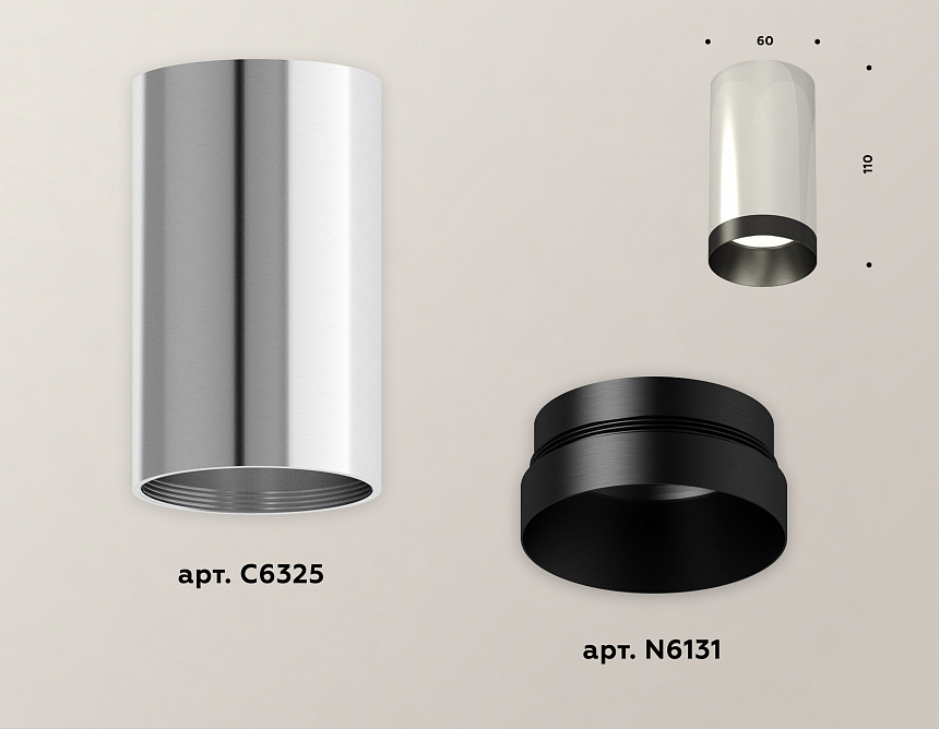 XS6325011 PSL/PBK серебро полированное/черный полированный MR16 GU5.3 (C6325, N6131) XS6325011 PSL/PBK серебро полированное/черный полированный MR16 GU5.3 (C6325, N6131)