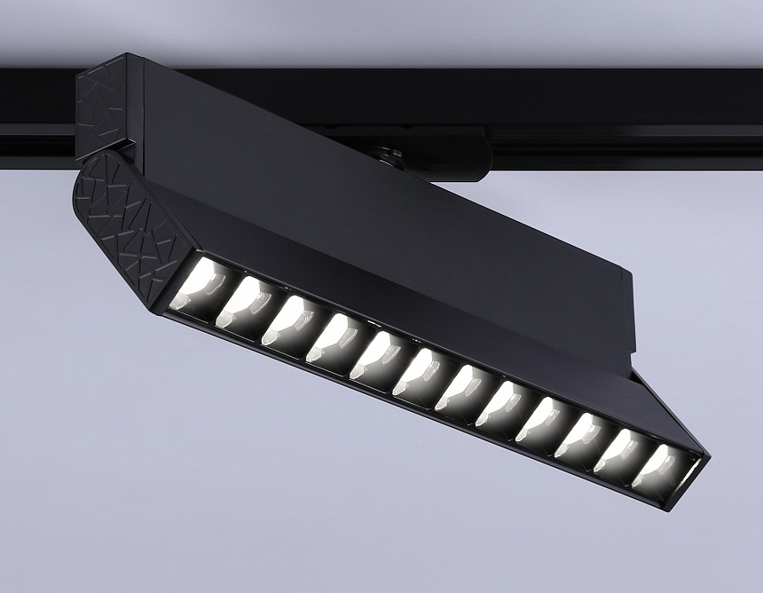 GL6819 BK черный LED 12W 4200K 24° 230*22*87