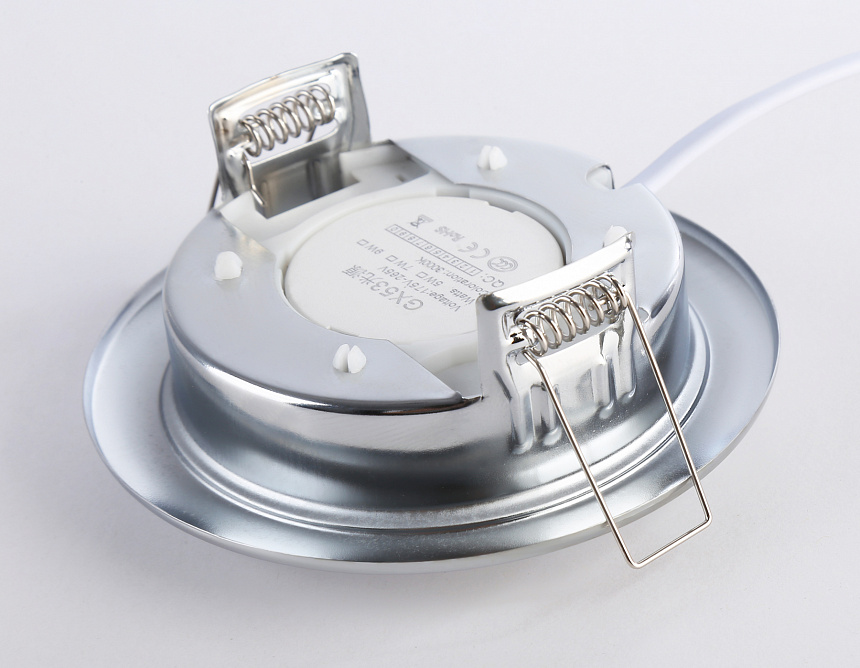 G10102 CH хром GX53 max 12W D106*38 (кратность 10 шт.)