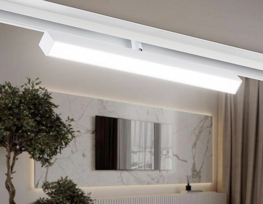 GL4200 WH белый IP20 12W 4200K 48V 305*22*45