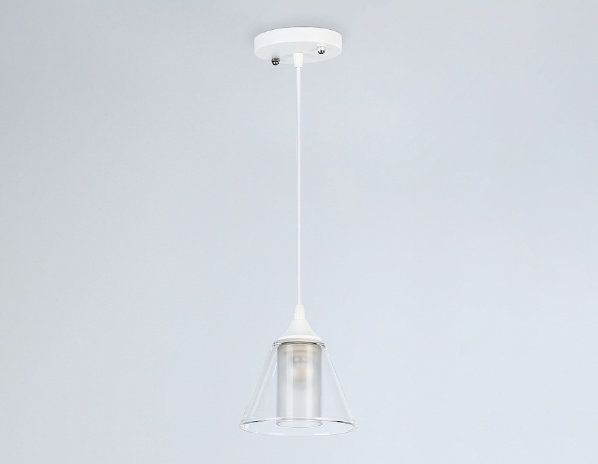 TR3551 WH/CL/FR белый/прозрачный/белый матовый E27 max 40W D155*800