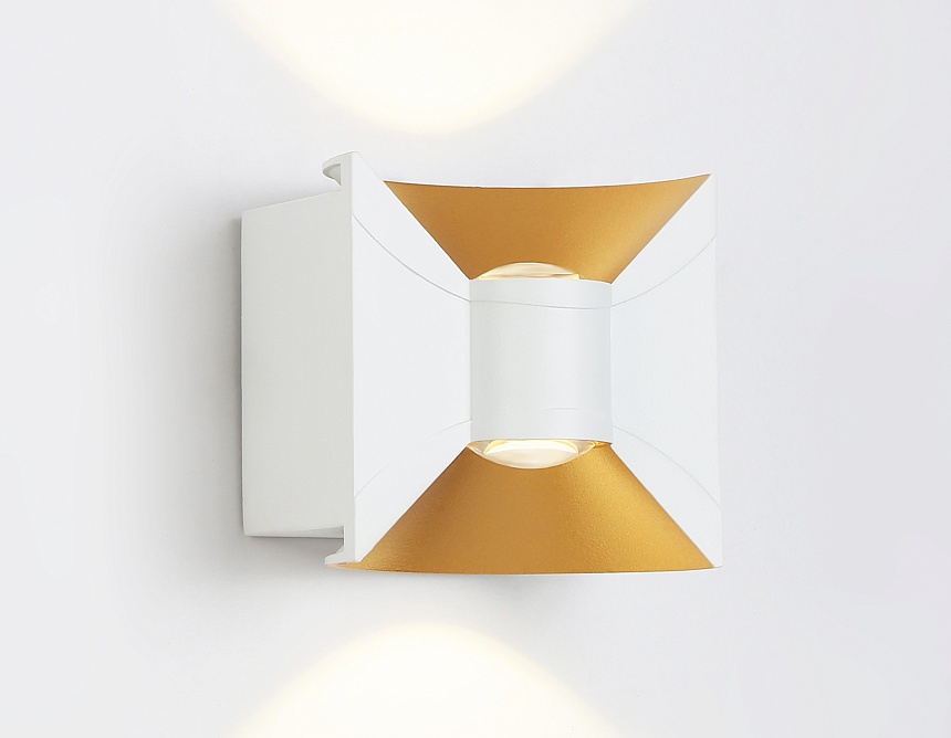 ST4471 WH/GD белый/золото LED 4200K 6W IP54 92*98*55