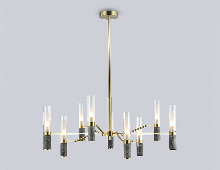 LH53355/9 GD/CL/WH золото/прозрачный/белый G9*9 max 40W D850*890