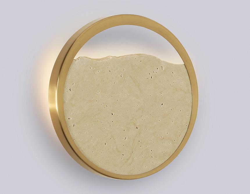 LH53606 BS/BG латунь/бежевый 9W 3000K D250*55