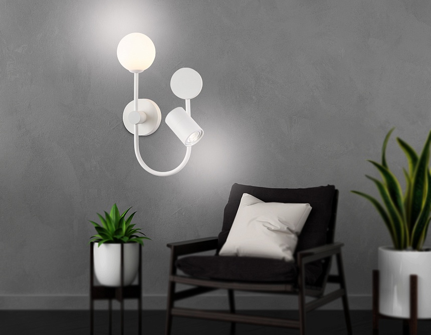 FL66388/3 WH белый 4W 4200K+G9+GU10 378*200*100 FL66388/3 WH белый 4W 4200K+G9+GU10 378*200*100