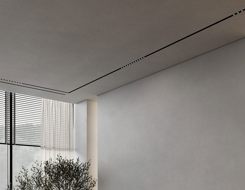 GL2335 BK черный IP20 10W 3CCT 3000/4200/6400K 48V 200*10*37