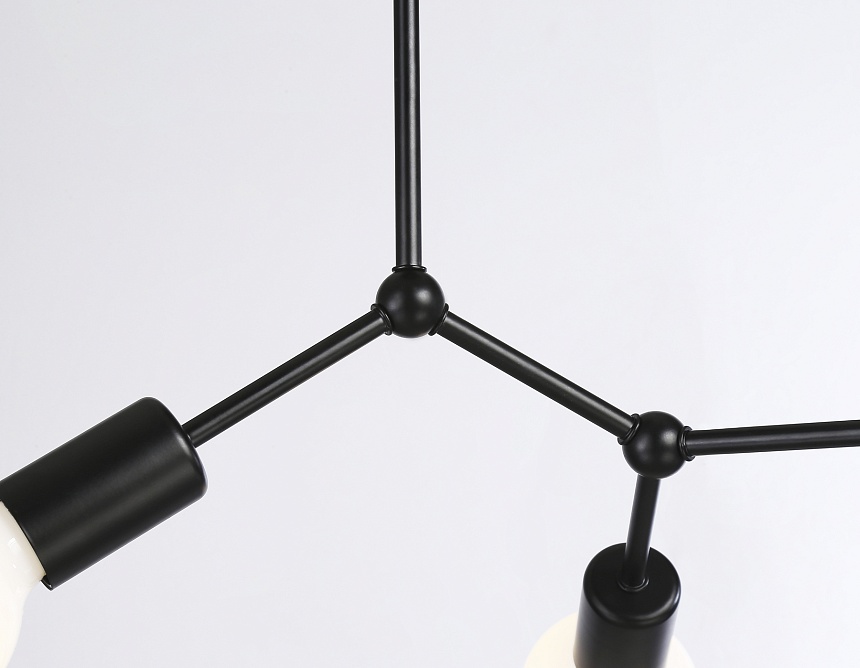 TR8027/3 BK черный E27*3 max 40W D400*390