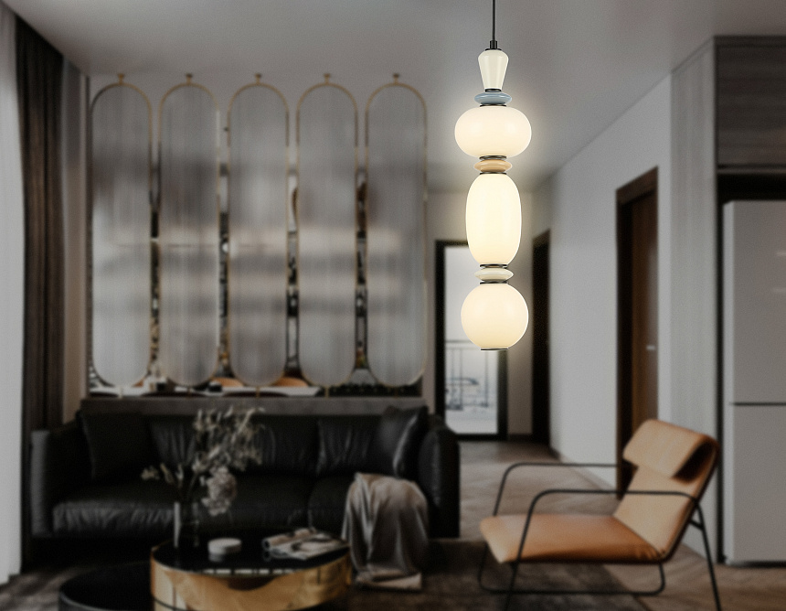 LH53142 BK/WH черный/белый 15W 3000K D140*1760