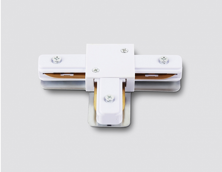 GL7167 WH белый коннектор Т-образный для однофазного шинопровода Standard 220V 105*70*20