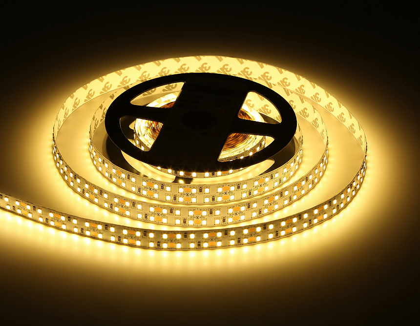GS1601 2835 240Led/ 19.2W m/ 12V IP20 3000K/ 5000*14*1.2mm (2 конт.) GS1601 2835 240Led/ 19.2W m/ 12V IP20 3000K/ 5000*14*1.2mm (2 конт.)