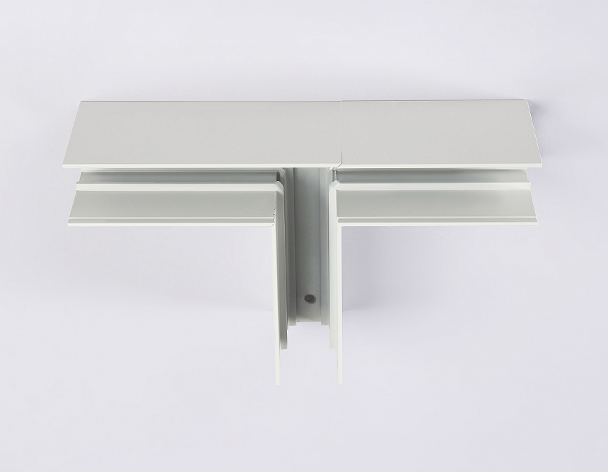 GL3373 WH белый коннектор T-образный для накладного шинопровода L170*85*53.7