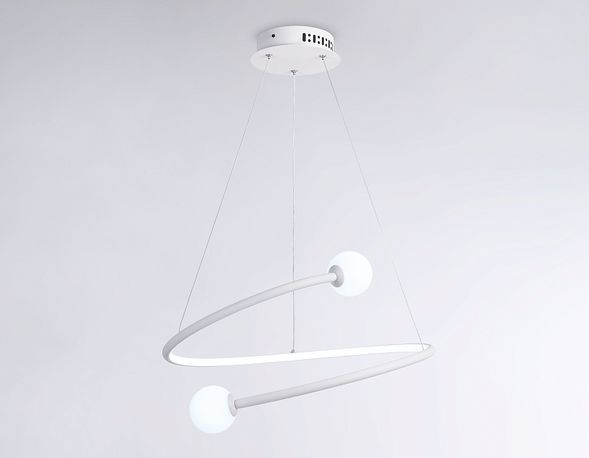 FL66291 WH белый 39W 3000K-6400K D500*1000 (ПДУ ИК)