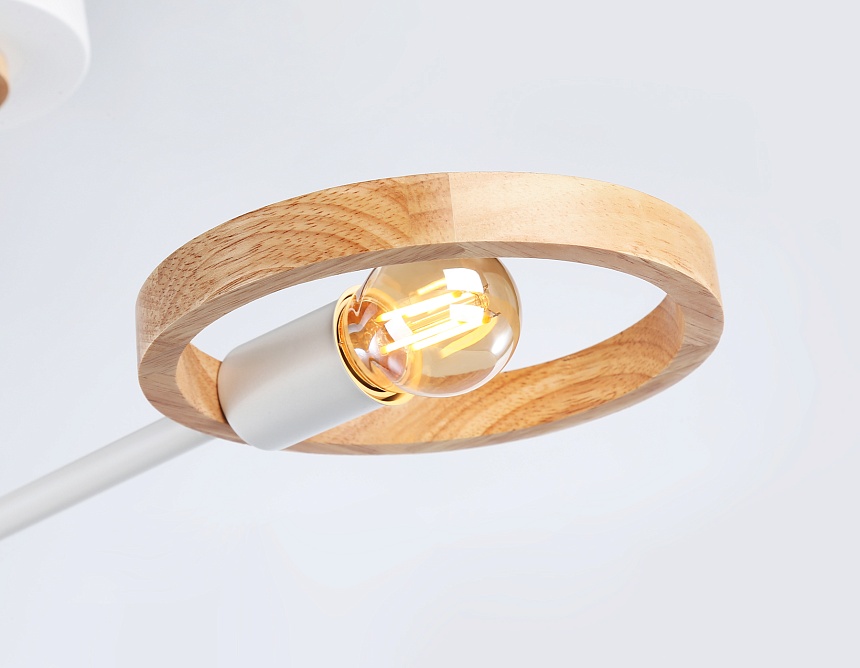 TR8243/2 WH/LWD белый/светлое дерево E27/2 max 40W 590*165*220