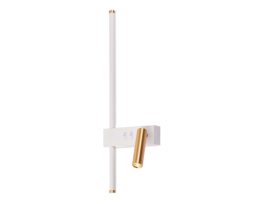 FL5207/2 SWH/GD белый песок/золото LED 4200K 7W+5W 500*160*111.5 FL5207/2 SWH/GD белый песок/золото LED 4200K 7W+5W 500*160*111.5
