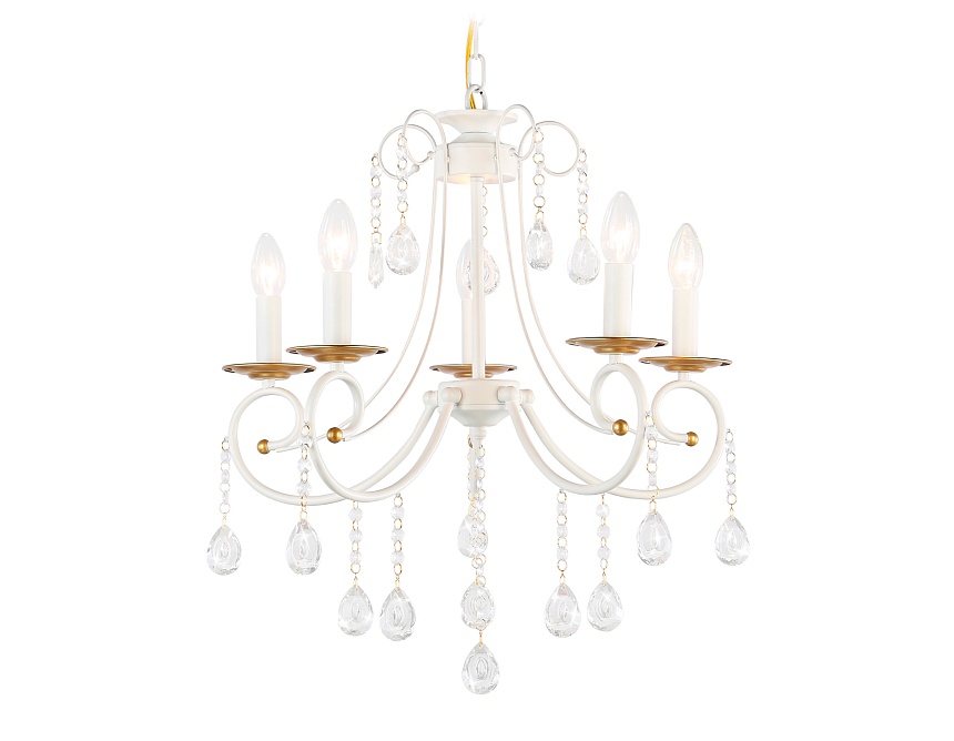 TR4916/5 WH/GD белый/золото E14/5 max 40W D550*860