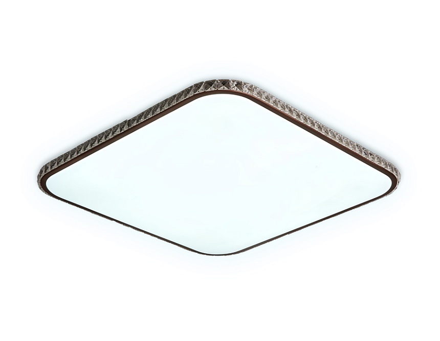 FF76 WH/CF белый/кофе 72W+30W 490*490*60 (ПДУ ИК) FF76 WH/CF белый/кофе 72W+30W 490*490*60 (ПДУ ИК)