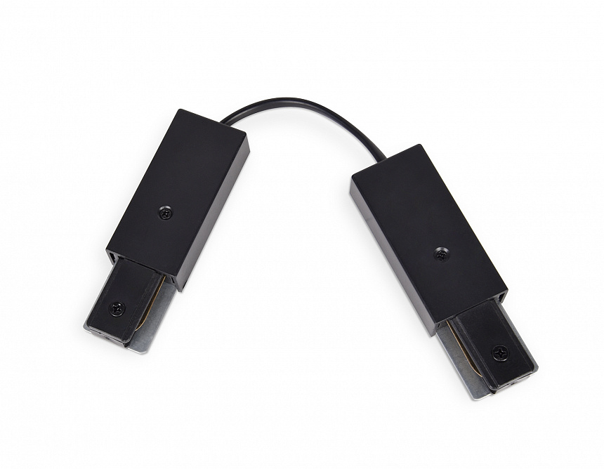 GL7088 BK черный коннектор гибкий однофазный для соединения трековых шинопроводов