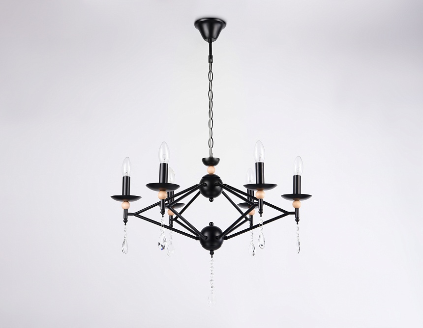 TR9597/6 BK черный E14/6 max 40W D660*880