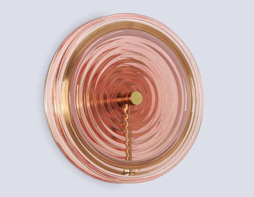 LH31115 BS/PI латунь/розовый 9W 3000K D250*90