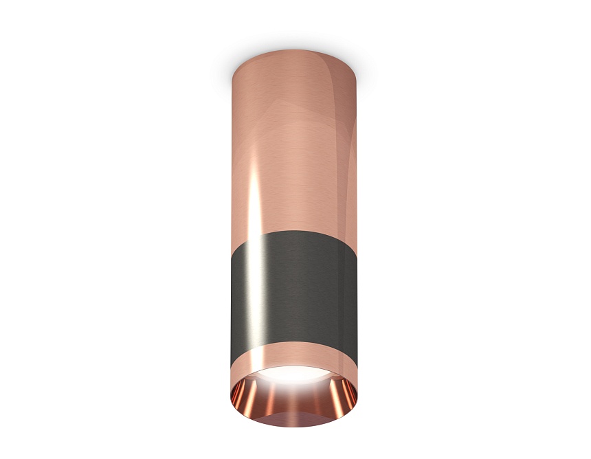 XS6303060 DCH/PPG черный хром/золото розовое полированное MR16 GU5.3 (C6303, C6326, A2010, N6135)