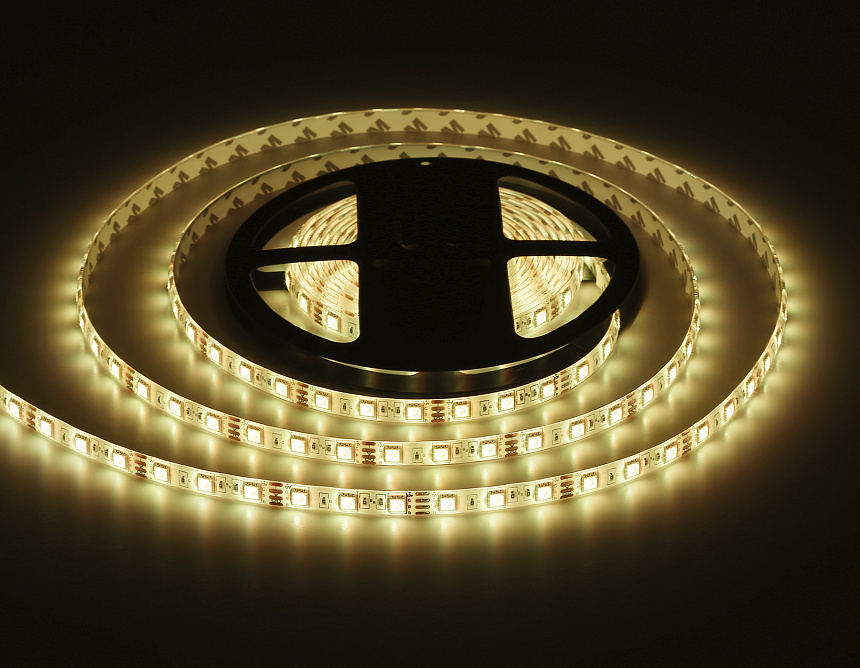 GS2502 5050 60Led/ 14.4W m/ 12V IP65 RGB/ 5000*10*2.87mm (4 конт.) комплект GS2502 5050 60Led/ 14.4W m/ 12V IP65 RGB/ 5000*10*2.87mm (4 конт.) комплект