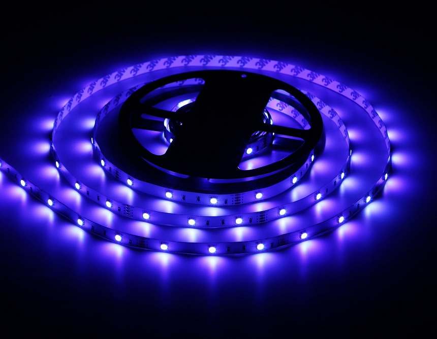 GS2401 5050 30Led/ 7.2W m/ 12V IP20 RGB/ 5000*10*1.87mm (4 конт.) комплект GS2401 5050 30Led/ 7.2W m/ 12V IP20 RGB/ 5000*10*1.87mm (4 конт.) комплект