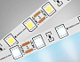 GS4003 5050 60Led/ 14.4W m/ 24V IP20 6500K/ 5000*10*1.87mm (2 конт.)