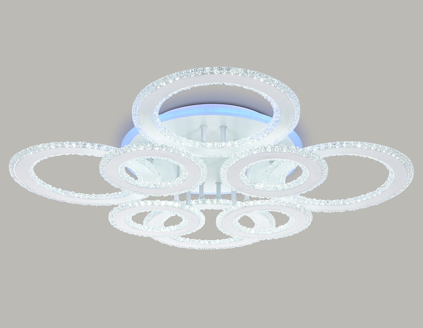 FA8854/4+4 WH белый 208W 3000K+6400K/3000K/6400K/4200K+4200K 750*750*120 (ПДУ РАДИО 2.4G)