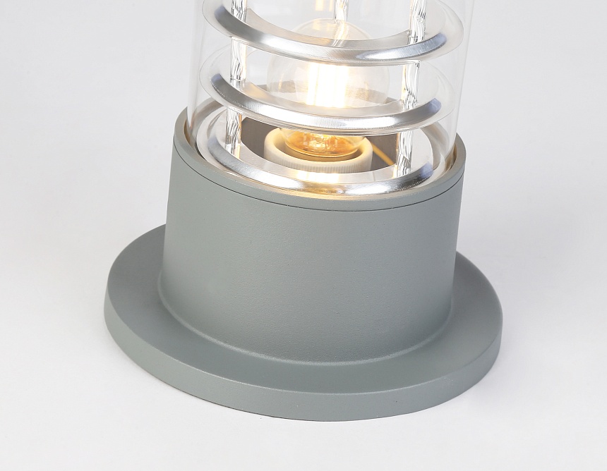 ST2531 GR/CL серый/прозрачный IP54 E27 max 11W D108*200 ST2531 GR/CL серый/прозрачный IP54 E27 max 11W D108*200