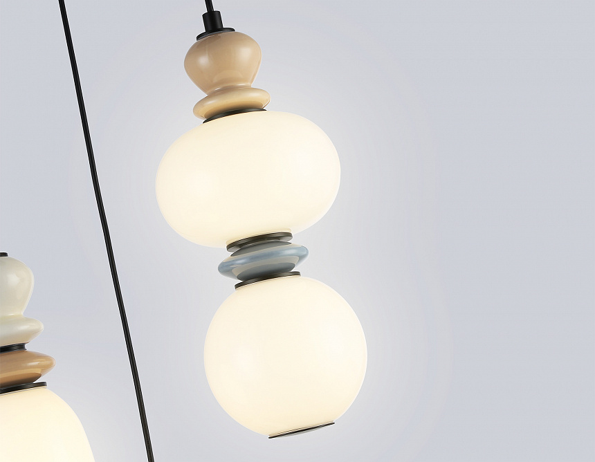 LH53143/3 BK/WH черный/белый 19W 3000K D330*1630