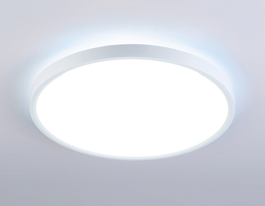 FZ3001 WH белый IP44 24W+10W 6400+6400К D300*40 (Без ПДУ)
