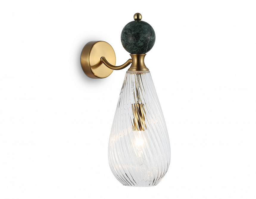 LH53294 BS/CL латунь/прозрачный E14 max 40W 200*125*345