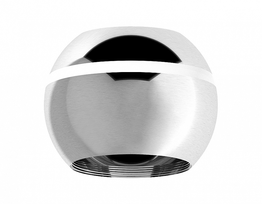 C1104 PSL серебро полированное D100*H80mm MR16 GU5.3 LED 3W 4200K