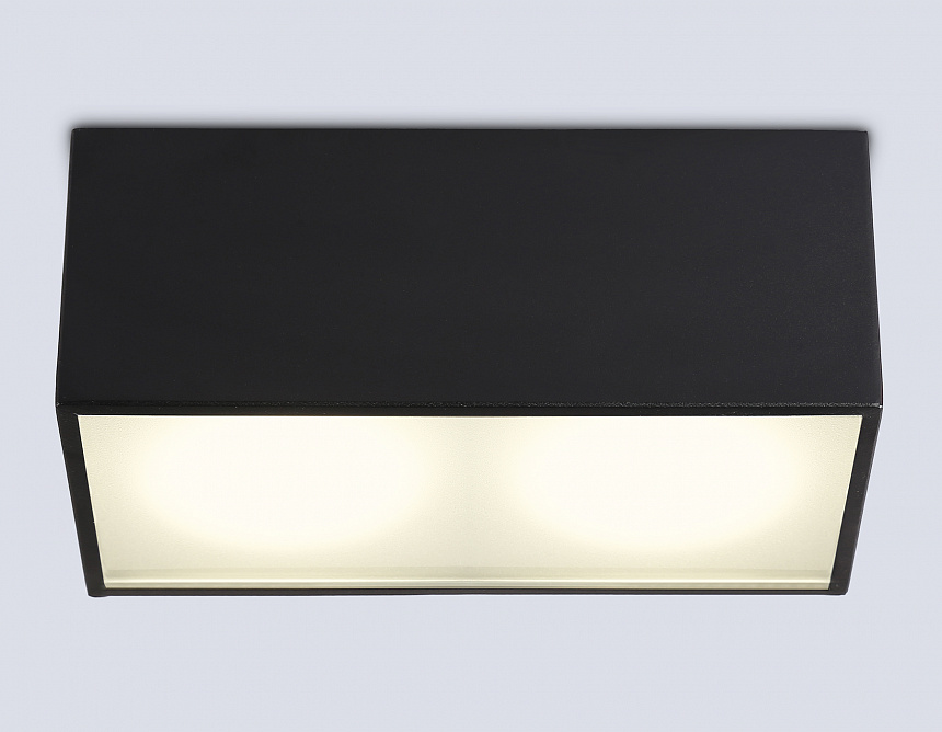 TN6535/2 BK черный IP44 GX53/2 200*100*80