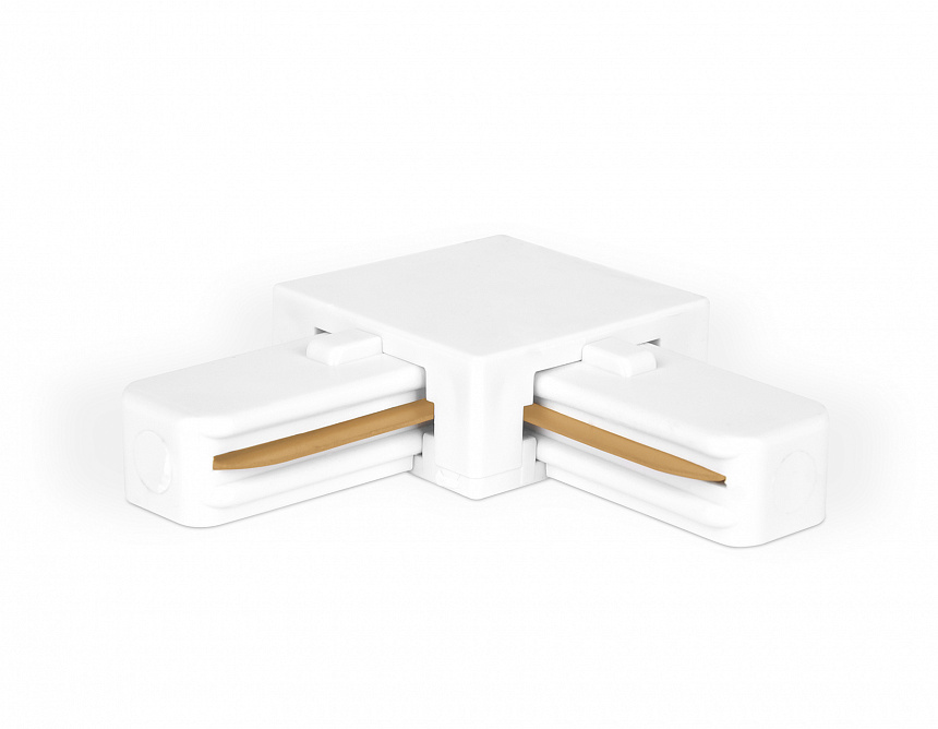 GL7070 WH белый коннектор угловой однофазный для соединения трековых шинопроводов