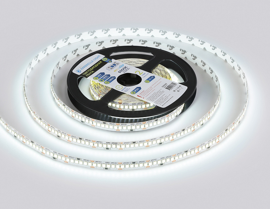 GS3503 2835 240Led /22W m/ 24V IP20 6500K/ 5000*10*1.2mm (2 конт.) GS3503 2835 240Led /22W m/ 24V IP20 6500K/ 5000*10*1.2mm (2 конт.)