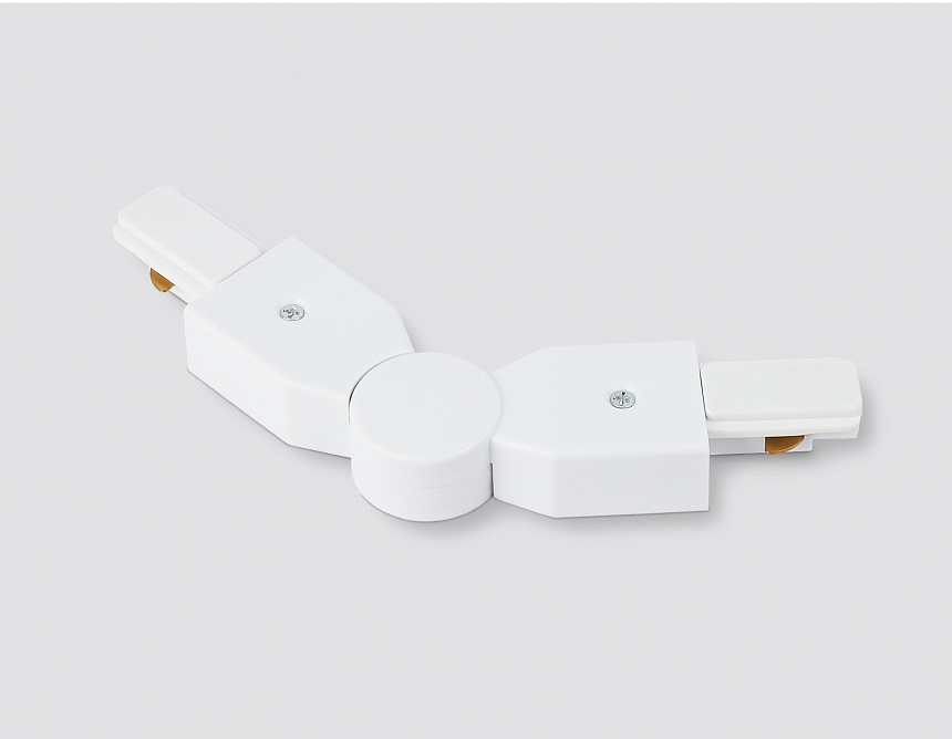 GL7179 WH белый коннектор поворотный шарнирный для однофазного шинопровода Standard 220V 285*35*20