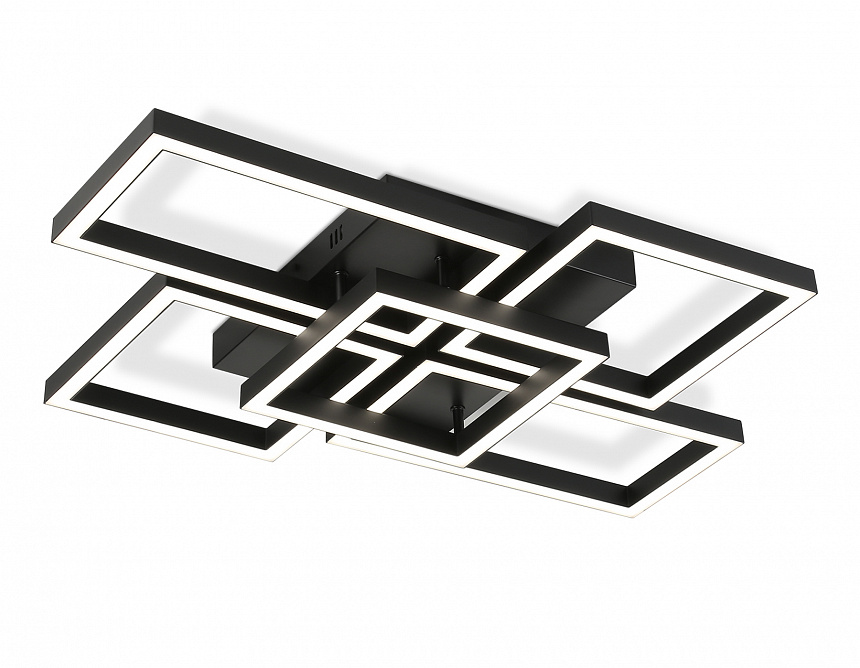FA1012/4+1 BK черный 90W 3000K-6400K 710*490*95 (ПДУ ИК) FA1012/4+1 BK черный 90W 3000K-6400K 710*490*95 (ПДУ ИК)