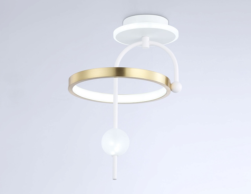 FL66422 WH/GD белый/золото 3000K/4200K/6400K 15W 240*220*347.7 (Без ПДУ)