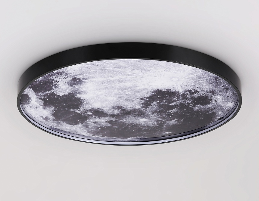 FW11114 BK черный 38W LED 3000-6400K D600*38 FW11114 BK черный 38W LED 3000-6400K D600*38