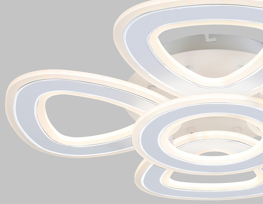 FA8925/4+1 WH/CH белый/хром 163W 3000K-6400K 590*590*120 (ПДУ РАДИО 2.4G)