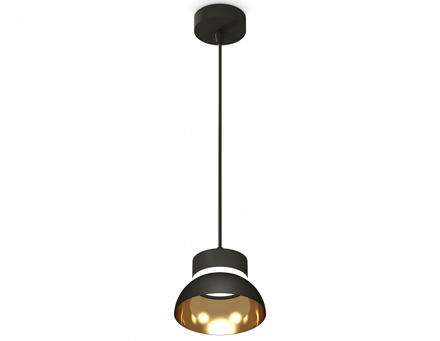 XP8111051 SBK/PYG/CL черный песок/золото желтое полированное/прозрачный GX53