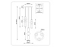 LH11026/3 BK/SM черный/дымчатый 40W 3000K D380*1720