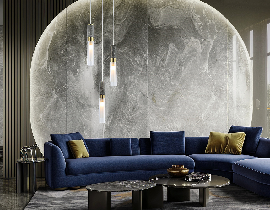 LH53351/3 GD/CL/WH золото/прозрачный/белый G9*3 max 40W D200*2000